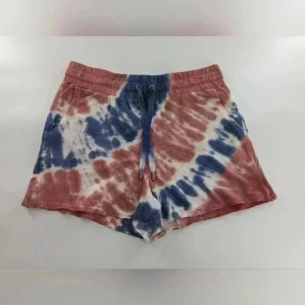 C&C California Womens M Casual Shorts Pull On Stretch Athletic Mid Rise Pockets